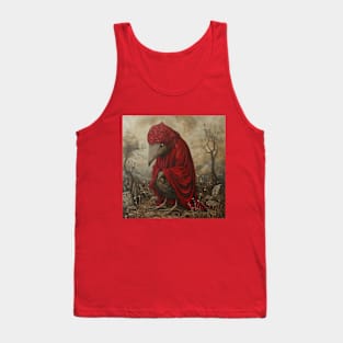 The badger in red Tank Top